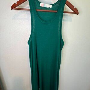 Free People FP Beach Teal Tank Swing Dress Cover Up - Small
